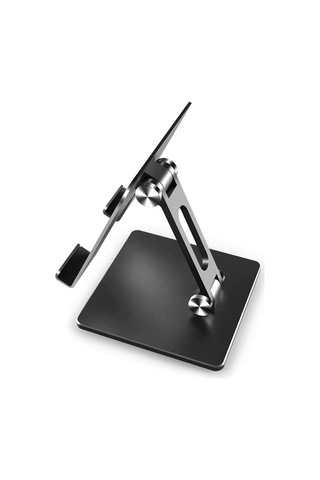 Ally Mt134 Alüminyum Masaüstü Ayarlanabilir Tablet Tutucu Masa Standı - Füme