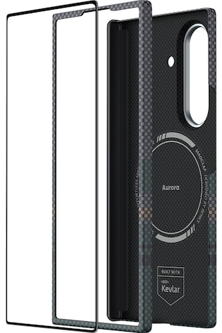 Galaxy Uyumlu Z Fold 7 Benks Armorair Aurora 3'lü Aksesuar Set Ön Arka Kevlar Kapak&ekran Koruyucu Yeşil
