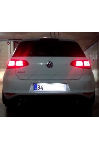 Fardoktoru Vw Golf 7 Beyaz Led Plaka Lambasi Seti Ariza Yakmaz