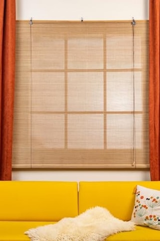 Olympos Ahşap Bambu Stor Perde 120 X 180 Çok Renkli