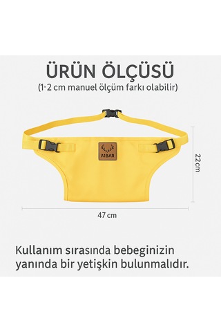 Aibar Taşınabilir Güvenli Mama Sandalyesi - Taşıma Keseli