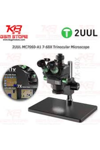 2uul Microscope Mc7060-a1 7-60x Trinoküler Mikroskop Senkron Zoom Pcb Tamir