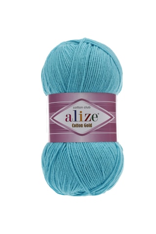 Cotton Gold - 287 Turkuaz - 5'li Paket - 100gr/330m - Pamuklu Hırka Yelek Amigurumi İpi