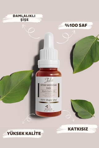 Tala Siyah Sarımsak Yağı %100 Saf Ve Doğal Soğuk Sıkım 20 ML