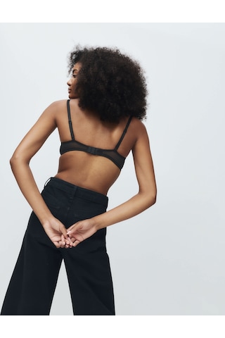 Marks & Spencer Jasmine Dantelli Push‑Up Sütyen T33006781 Siyah