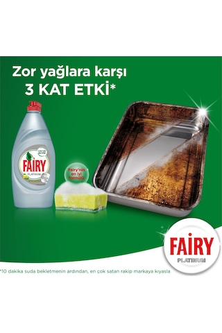 Fairy Platinum Limon Kokulu Sıvı Bulaşık Deterjanı 870 ML