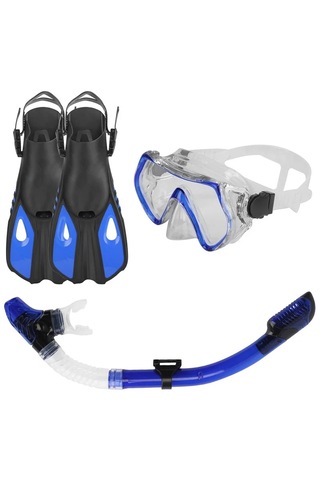 Monozone Yetişkinler İçin Şnorkel Takımı 3parça Set,dalış Gözlüğü