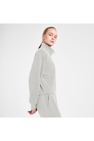 Lescon 25n-2105 Fermuarlı Sweatshırt Ekru