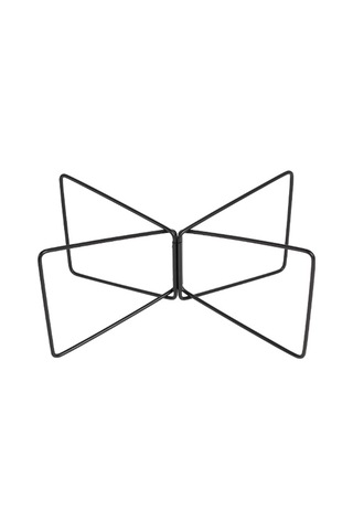 Sundick Açık Kamp Kutusu Tutucu Taşınabilir Paslanmaz Çelik Siyah