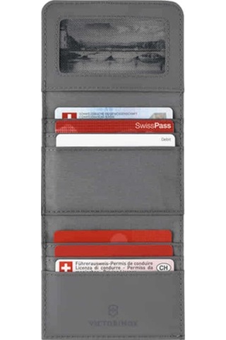 Victorinox 653366 Travel Essential Tri Fold Cüzdan Rfıd Korumalı Renkli