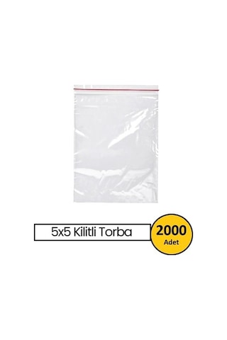 Kilitli Poşet 5 5 25 Mic. 2000 Ad.