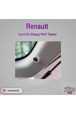 Renault Uyumlu Bagaj Rafı Tıpası 2 Adet