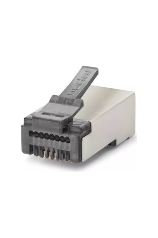 Nodar Nd2418 Siyah Cat6 Ezrj45 Metal Açık Uçlu Soket 8p/8c - 100adet