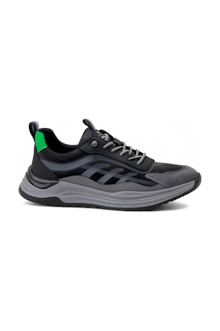 Guja 24y526-3 Trend Deri Erkek Sneaker Siyah