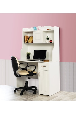 Setaymobilya Bilgisayar Masası, Mdf Kapaklı Masa, Su Üniteli Çalışma Masası