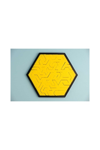 Altıgen Geometrik Tepsi Bulmacası, Zorlu Ve Eğlenceli Puzzle Keyfi