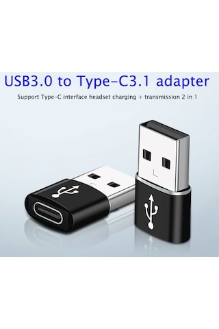Usb 3.0 To Type C Usb 3.1 To Micro Usb Şarj Çevirici 4429A Adaptö