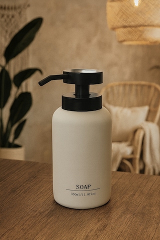 Pure Sabunluk 350 Ml - Sıvı Sabun Dsipanseri Bej
