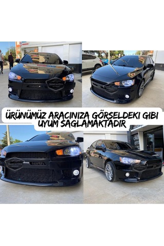 Mitsubishi Lancer 2007-2014 Uyumlu Üniversal Mercekli Angel Sis Farı Metal Su Geçirmez 76 Mm Halkalı Gündüz Farı Sis Farı 58099833