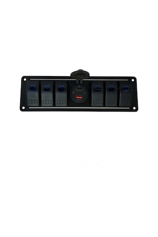 Shuıvan Switch Panel 6'lı Usb Qc 3.0 Pd Voltmetre Kontrol Paneli-1741