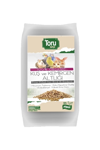 Toru Bahçe Organik Çam Pelet Sürüngen - Kuş - Kedi Altlığı 40 L