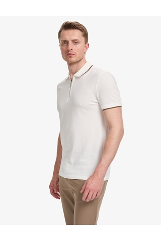 Pierre Cardin Erkek Ekru Tişört 50327873-vr019