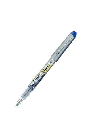 Pilot V-pen Silver Dolma Kalem Mavi Mavi