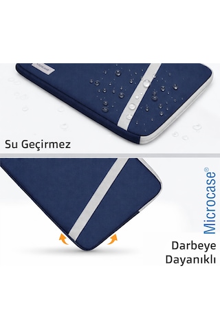 Apple Uyumlu MacBook Pro 14 İnch M5 2025 Ve Tabletler İçin Sleeve Tipi Çanta Lacivert Al5422 Laptop Çantası