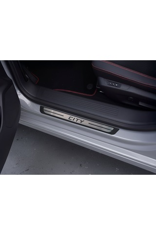 Honda Cıty Krom Kapı Eşik Koruması Tüm Modeller İle Uyumlu 4 Parça