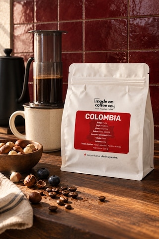 Kolombiya Huila Filtre Ve Espresso Kahve 200 Gr %100 Arabica Yıkanmış - Espresso Makinesi İçin Öğütülmüş