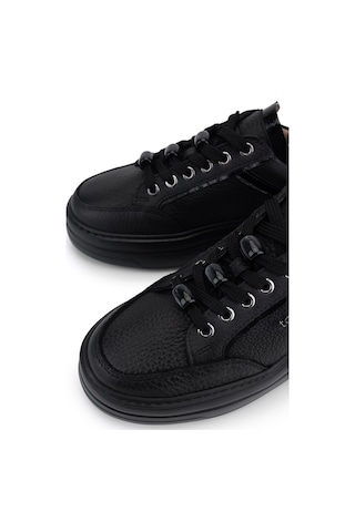 Tamer Tanca Kadın Hakiki Deri Siyah Floter Sneakers & Spor Ayakkabı 1116 255 Bn Ayk Y26 Sıyah Fltr
