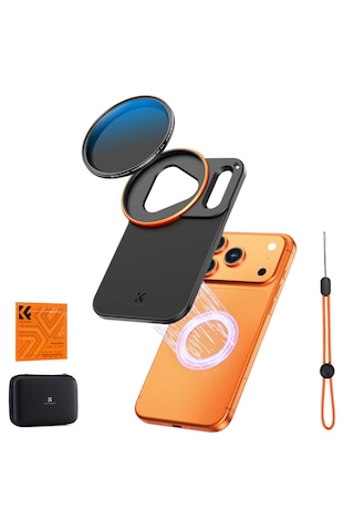 K&f Concept İphone 17 Pro Uyumlu 58mm Nd2-32 Nd Filtre Ve Manyetik Adaptör Seti