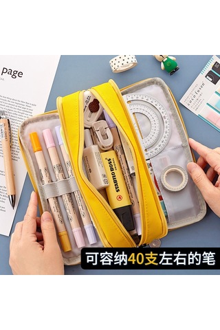 Aubyhe Genç Kızlar İçin Çok Fonksiyonlu Stüdyo Çantası - Büyük Kapasiteli, İki Pencereli, Dayanıklı Materyal, Buz Mavisi 389 MAvi