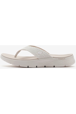 Skechers Go Walk Flex Sandal - Splendor Kadın Bej Parmak Arası Terlik 141404 Nat Bej