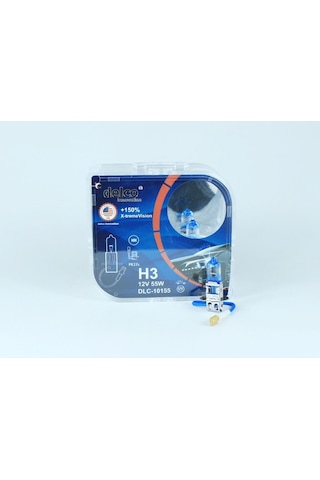 H3 12v 55watt Ampül X-treme Vısıon +150 Fazla Işık İkili Set