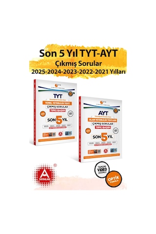 Son 5 Yıl Ayt Ve Tyt Sınavları Ösym Çıkmış Sorular Tıpkı Basım 2026 Model