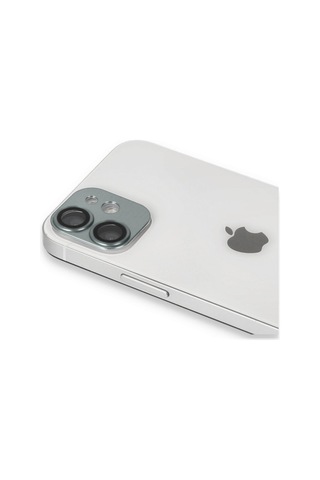 Apple iPhone Uyumlu, 11 Pers Alüminyum Kamera Lens - Yeşil Metalik