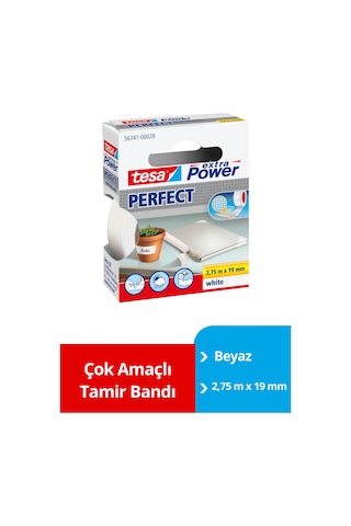 Tesa Ekstra Power Kusursuz Tamir Bandı, Beyaz