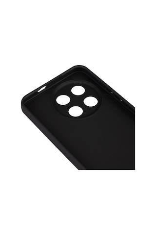 Noktaks - Tecno Uyumlu Tecno Spark 30 Pro - Kılıf Mat Soft Esnek Biye Silikon - Siyah T37131 Siyah