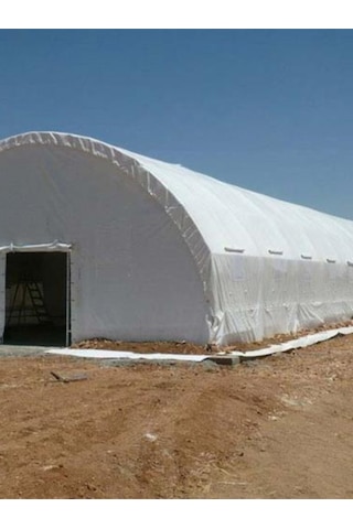 Beyaz Renk Ebatlı Branda, 4x5 Çadır 140 Gr/m2 Su Geçirmez Kamyon Saman İnşaat Gölgeleme Çadırı