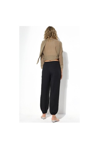 Hiccup Busem Kadın Dokulu Polyester Jogger Pantolon Siyah