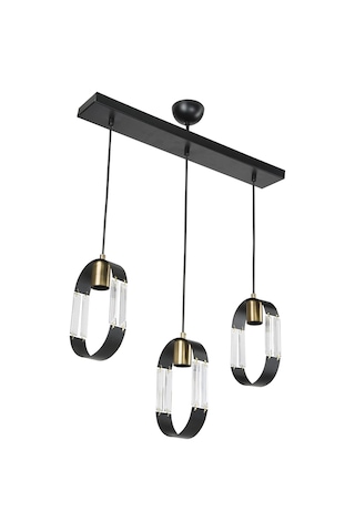 Nova 3lü Sıralı Sarkıt Avize Çok Renkli