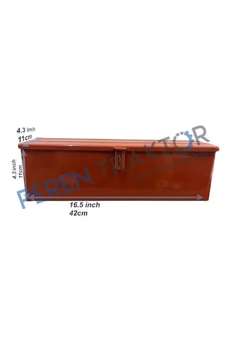 Metal Takım Sandığı Kiremit Rengi Cıvatalı