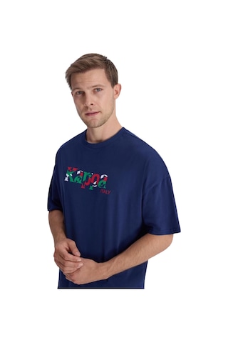 Kappa Erkek Comfort Fit T-shirt Mavi