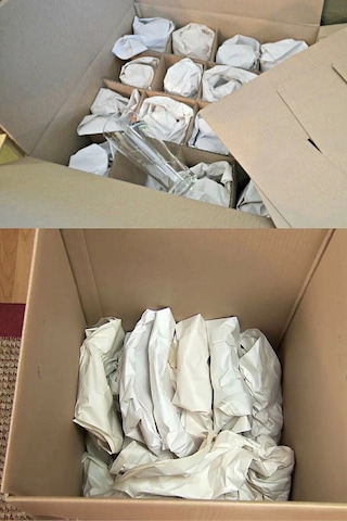 500 Adet 30x40 Tabak - Bardak Eşya Sarma Taşıma Taşınma Paketleme Kağıdı - Koli Bandı Hediye