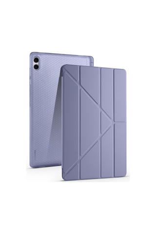Galaxy Tab S11 Ultra Kılıf Zore Tri Folding Kalem Bölmeli Standlı Kılıf Kapaklı Kılıf