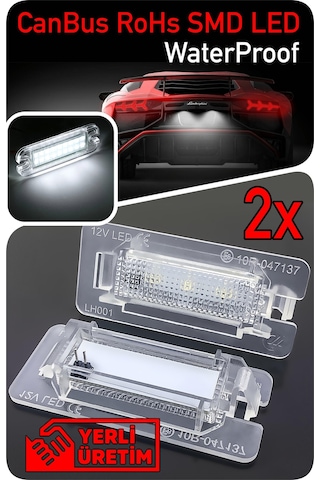 Volkswagen Vw Jetta 4 Mk6 2010-2018 Canbus Led Plaka Aydınlatma Ledi Lambası