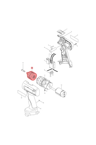 Makita 8280D Mandren 10 MM Ürün Kodu 763187-6