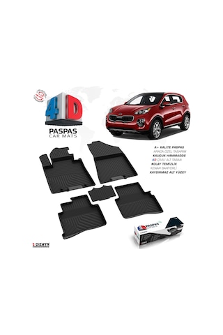 Kia Sportage 4D Havuzlu Paspas 2016-2021 A+Kalite