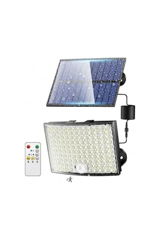 60w Led'li Solar Projektör, 5400 Lümen Ve Su Geçirmez